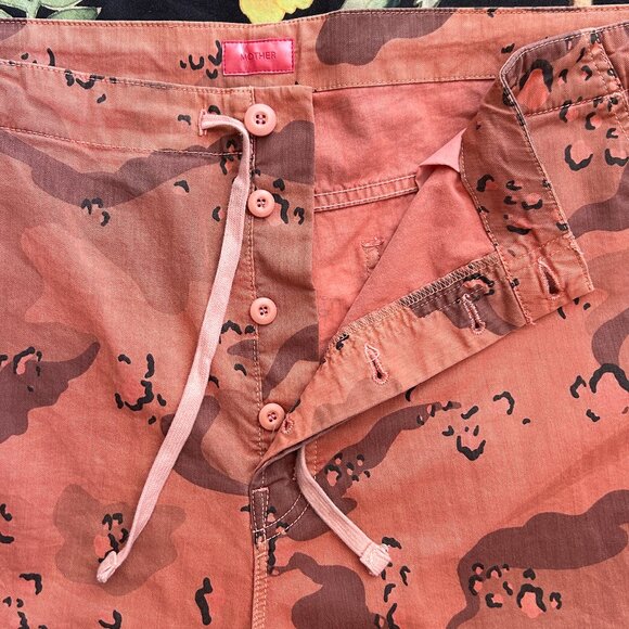 Mother Coral Camo Cargo Pants SZ: 33 - Picture 6 of 10